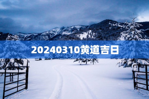 20250310黄道吉日
