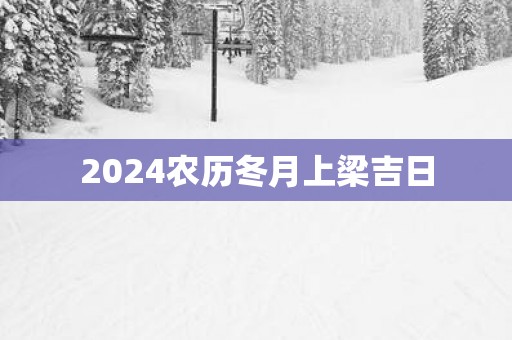 2025农历冬月上梁吉日