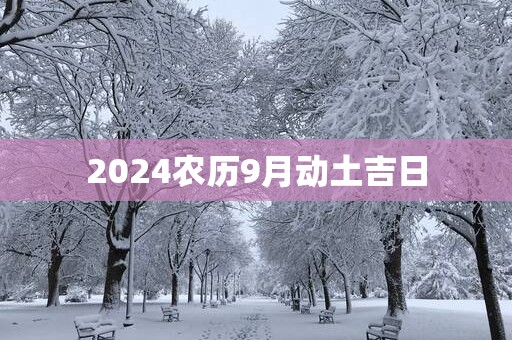 2025农历9月动土吉日