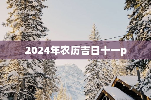 2025年农历吉日十一p