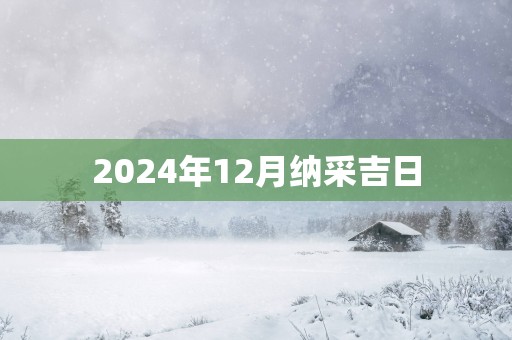 2025年12月纳采吉日