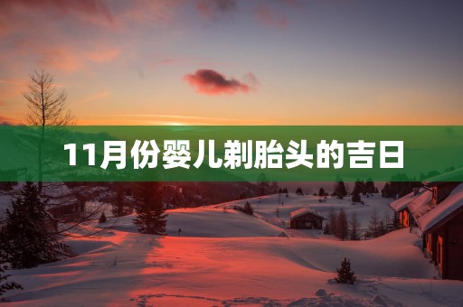 11月份婴儿剃胎头的吉日