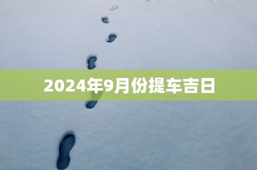 2025年9月份提车吉日
