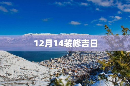 12月14装修吉日