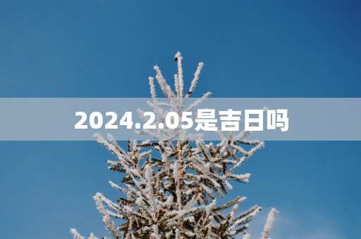 2025.2.05是吉日吗