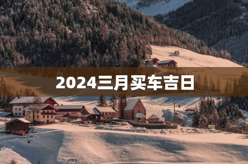 2025三月买车吉日