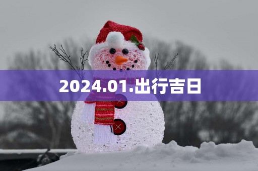 2025.01.出行吉日