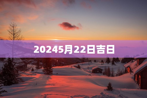 20255月22日吉日