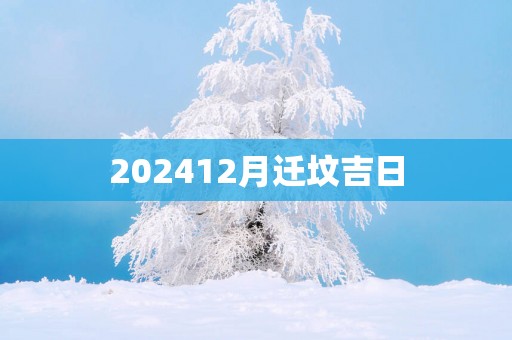 202512月迁坟吉日