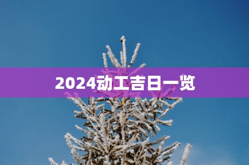 2025动工吉日一览