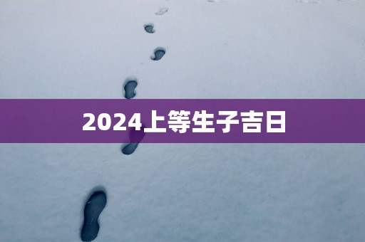 2025上等生子吉日