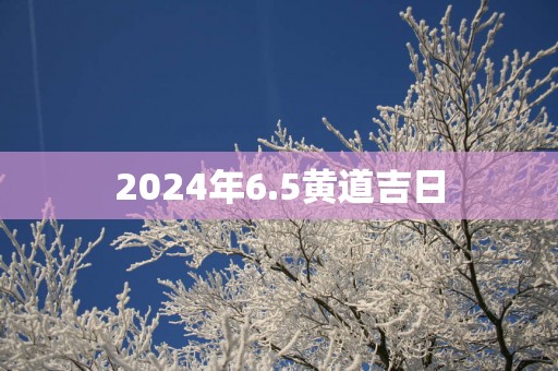 2025年6.5黄道吉日