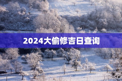 2025大偷修吉日查询