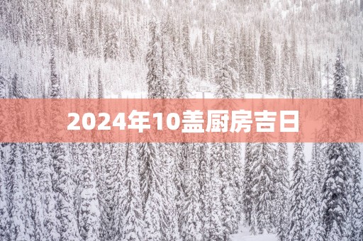 2025年10盖厨房吉日