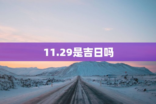 11.29是吉日吗