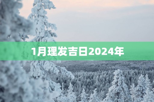1月理发吉日2025年