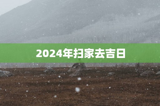 2025年扫家去吉日