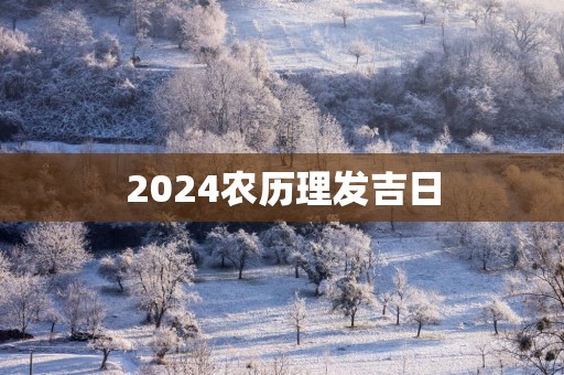 2025农历理发吉日