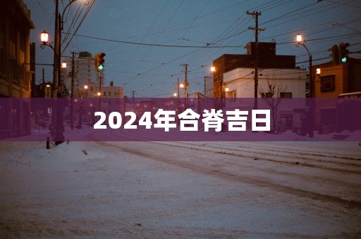 2025年合脊吉日