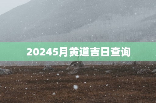 20255月黄道吉日查询