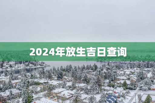 2025年放生吉日查询