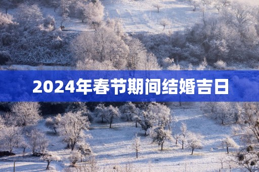 2025年春节期间结婚吉日