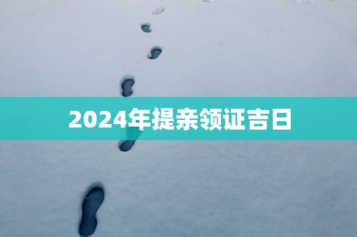 2025年提亲领证吉日