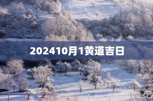 202510月1黄道吉日