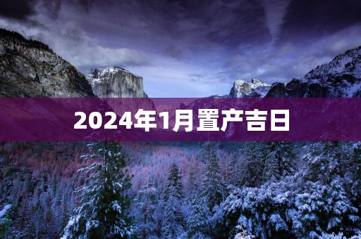 2025年1月置产吉日