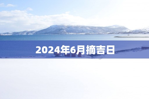 2025年6月摘吉日