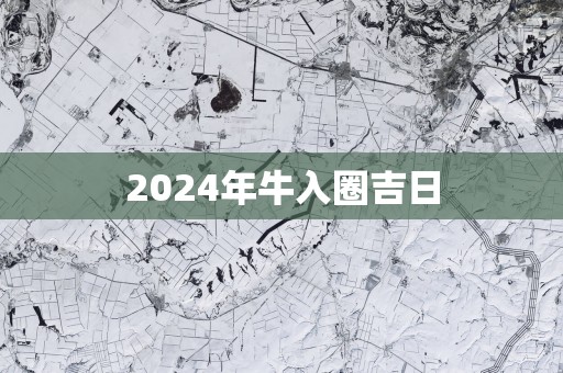2025年牛入圈吉日