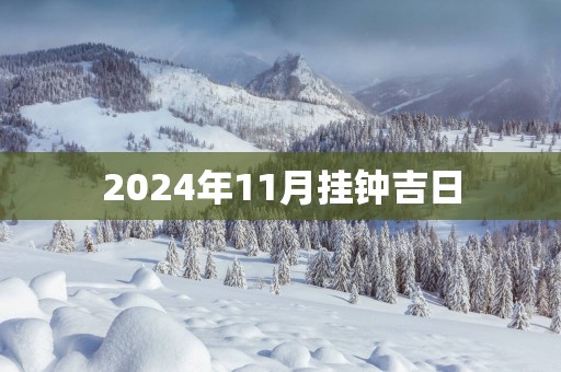 2025年11月挂钟吉日