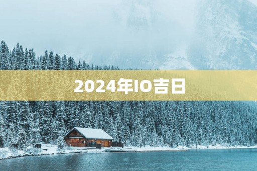 2025年IO吉日 2025年IO吉日