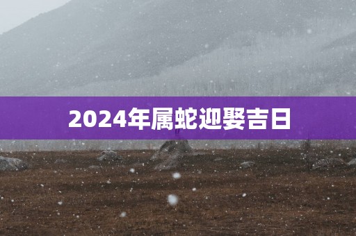 2025年属蛇迎娶吉日