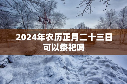 2025年农历正月二十三日可以祭祀吗
