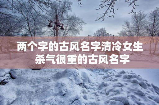 两个字的古风名字清冷女生  杀气很重的古风名字