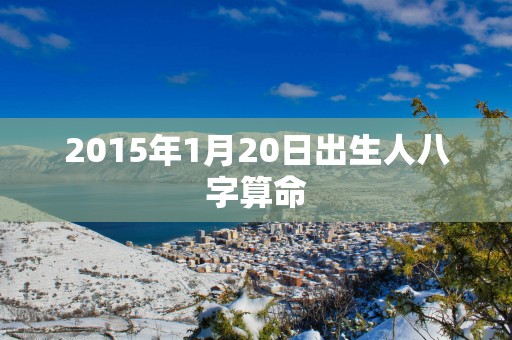2015年1月20日出生人八字算命