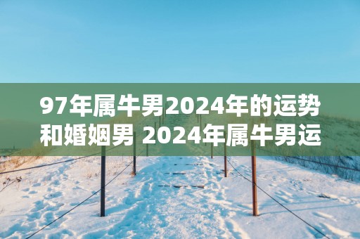 97年属牛男2025年的运势和婚姻男 2025年属牛男运势及婚姻如何