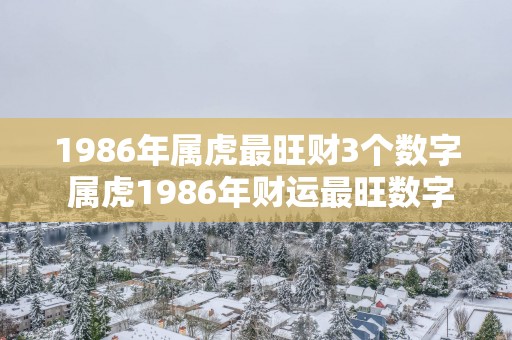 1986年属虎最旺财3个数字 属虎1986年财运最旺数字是什么