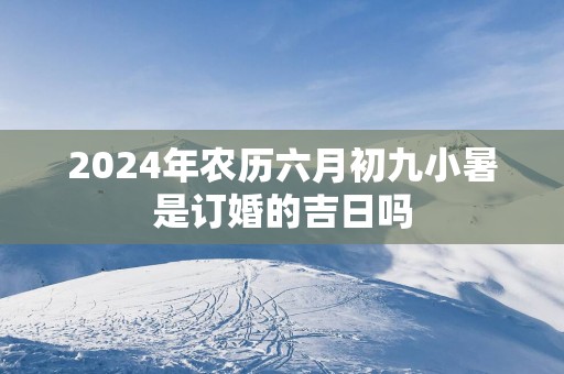 2025年农历六月初九小暑是订婚的吉日吗