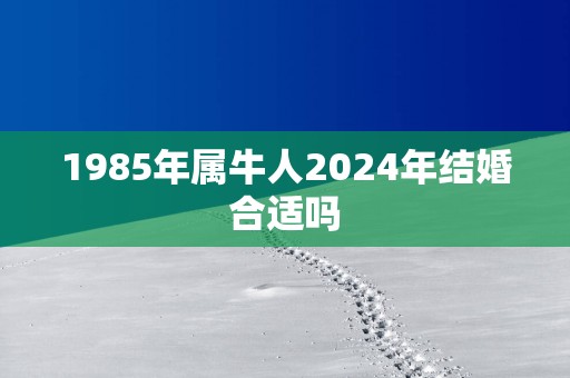 1985年属牛人2025年结婚合适吗