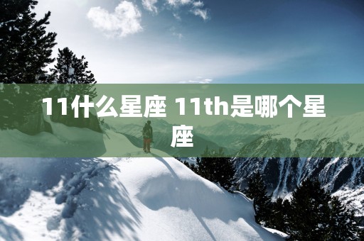 11什么星座 11th是哪个星座