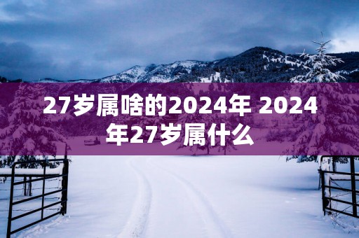 27岁属啥的2025年 2025年27岁属什么