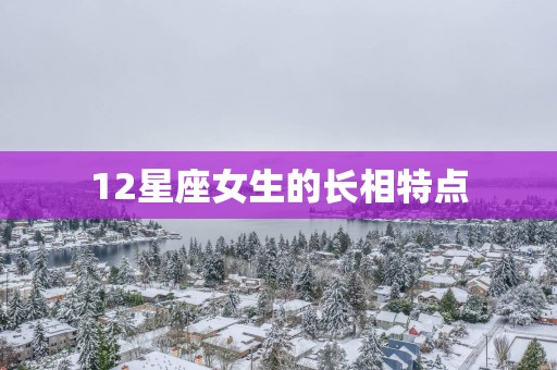 12星座女生的长相特点