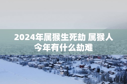 2025年属猴生死劫 属猴人今年有什么劫难