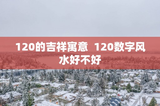 120的吉祥寓意  120数字风水好不好