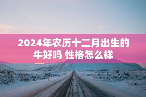 2025年农历十二月出生的牛好吗 性格怎么样