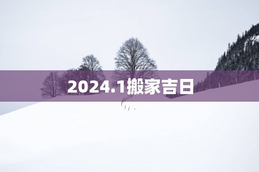 2025.1搬家吉日