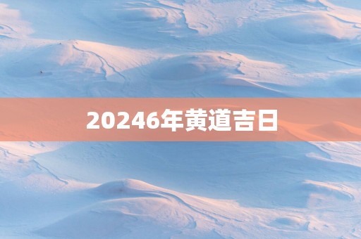 20256年黄道吉日