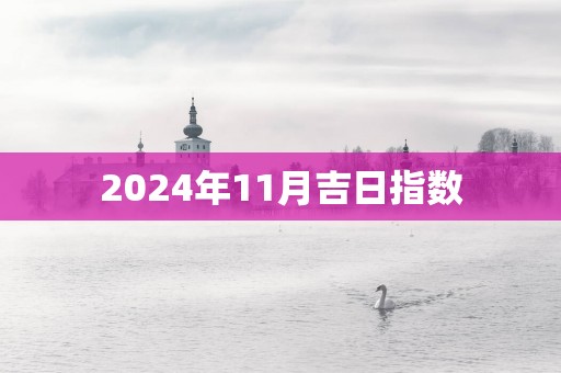 2025年11月吉日指数